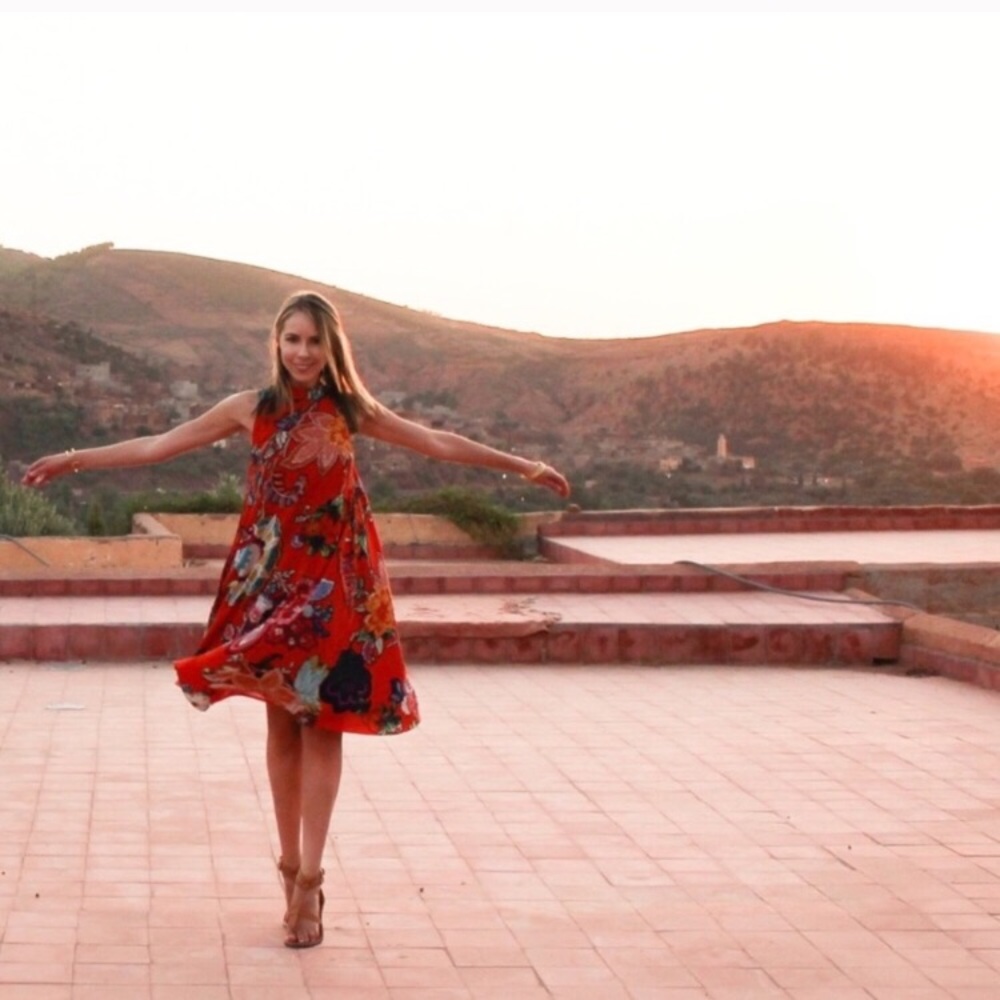 Anthropologie Maeve Larkhill Floral Swing Dress XS - Picture 4 of 8